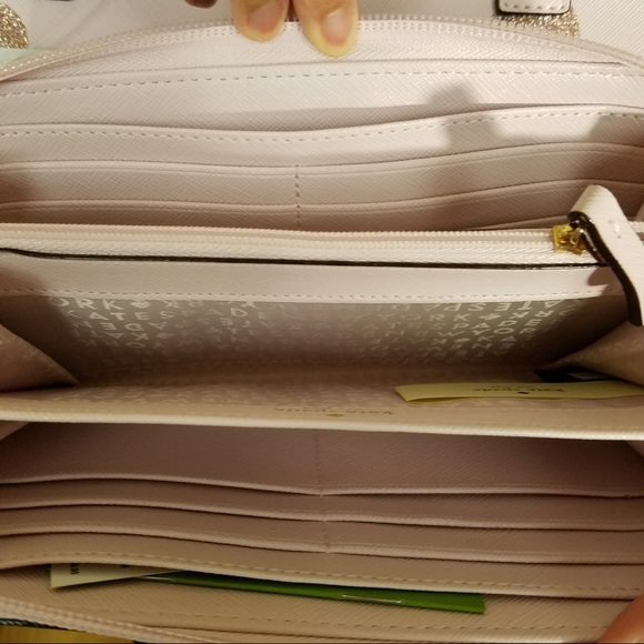 NWT KATE SPADE HANI HAVEN LANE SET TOTE & WALLET - Picture 7 of 8